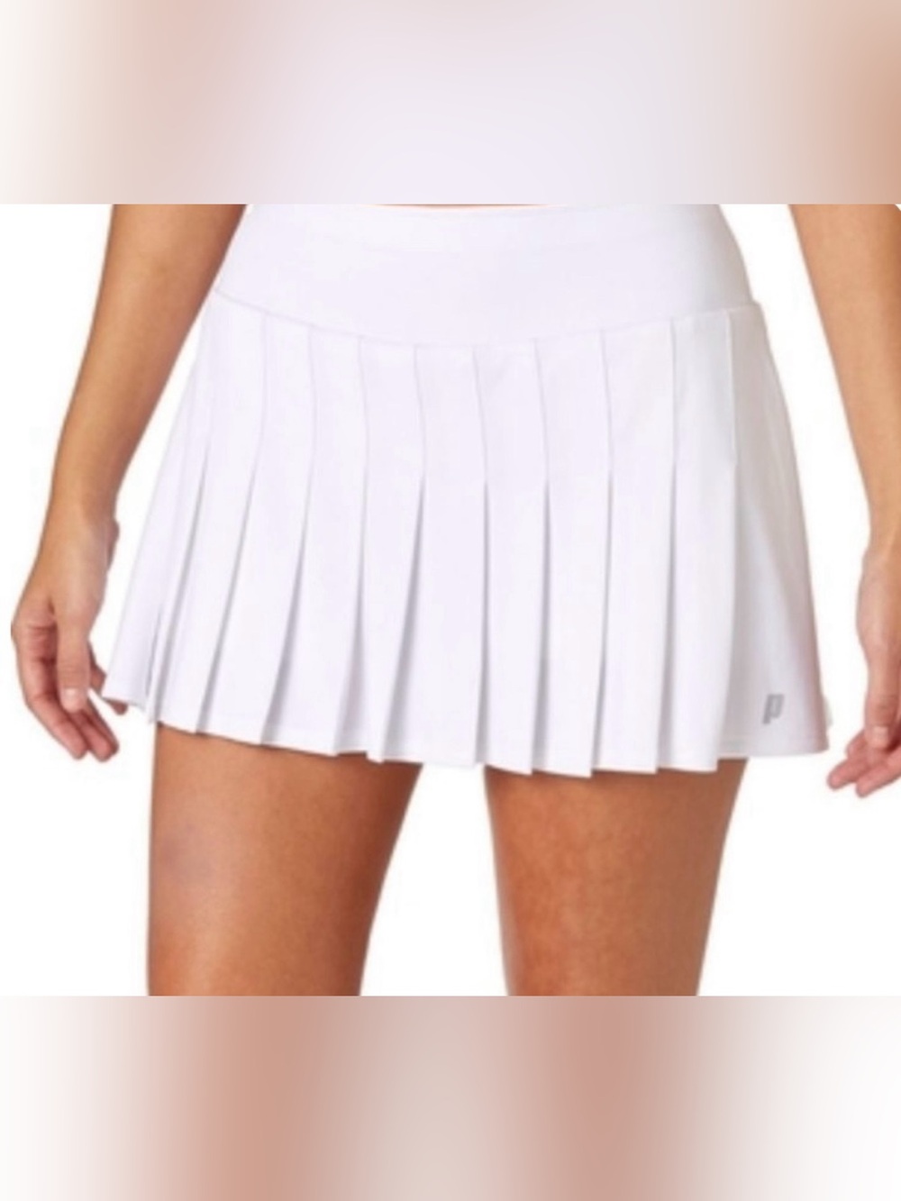 Prince Women’s White Pleated Tennis Skort